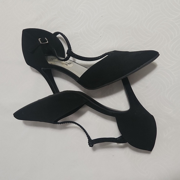 IMPO HEELS SHOES DRESS WOMANS BLACK SIZE 9.5 - Picture 3 of 9